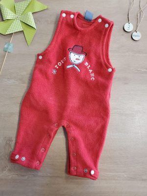 Salopette bonhomme de neige