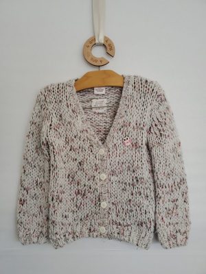 Gilet maille mouchette